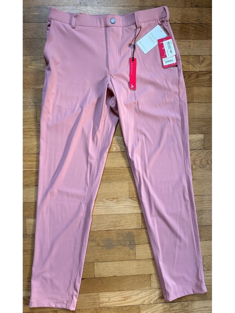 Medium - Men - Redvanly RV Bradley Trousers Dusty Pink (NWT)